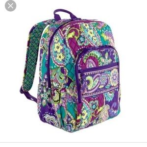 Vera Bradley Campus Backpack Bookbag Heather
